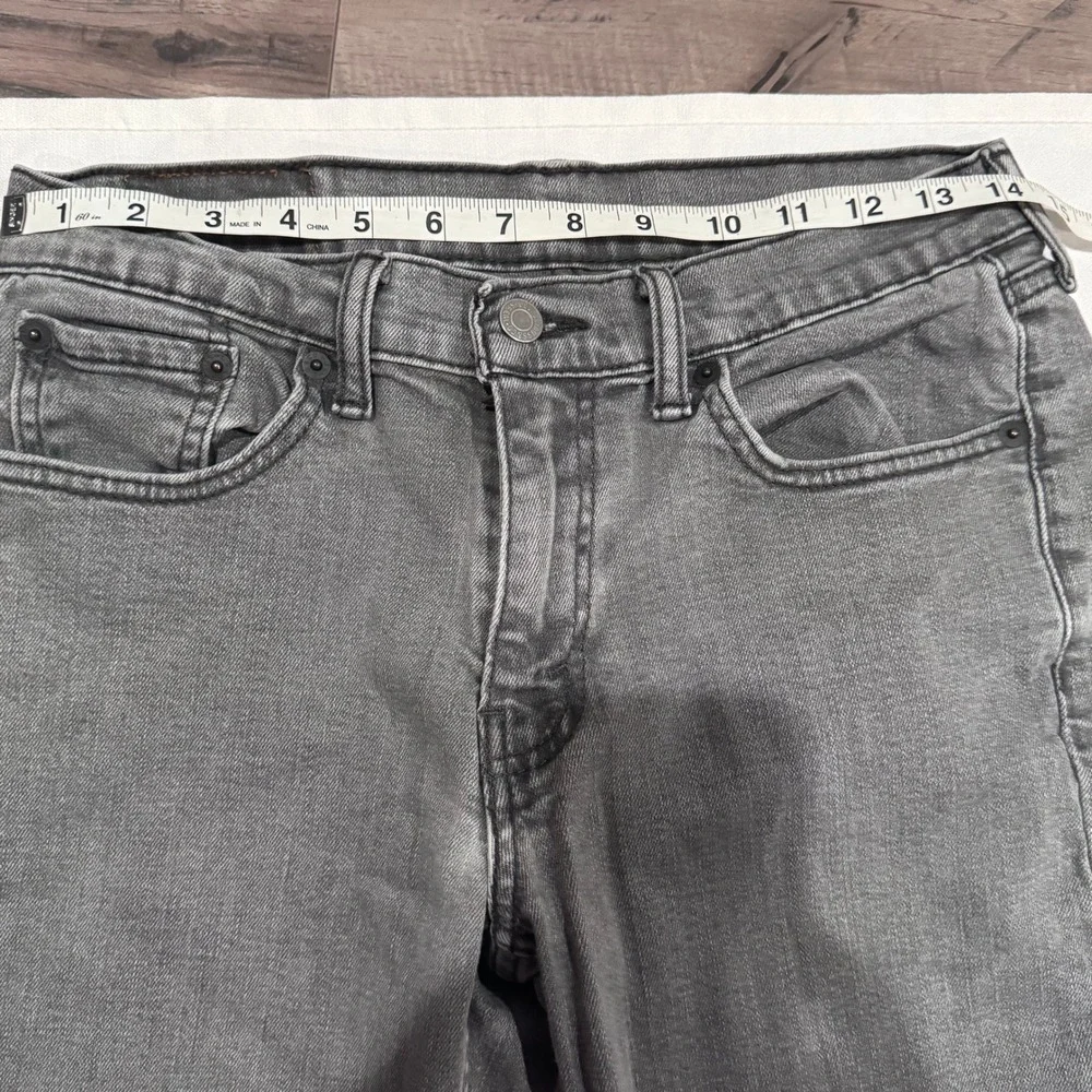 Levi 514 Straight Fit Jeans Mens 30x32 Gray Denim‎ Grunge Streetwear Indie Skate